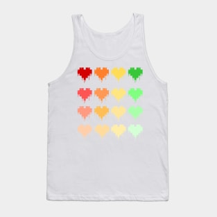 Fading Pixel Hearts (RYOG) Tank Top